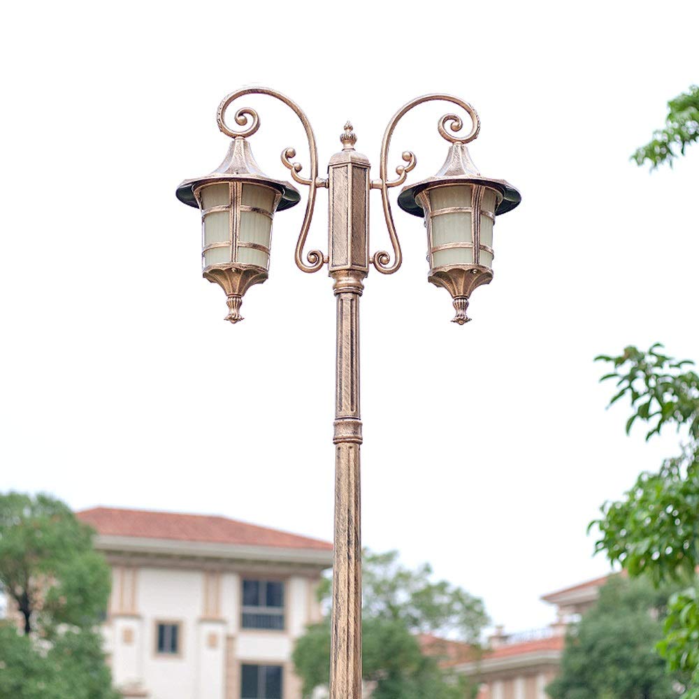 Outdoor Lamp Post Light with Waterproof IP56 Rating for Landscape Street and Garden Illumination (Bronze Height 2.35m)