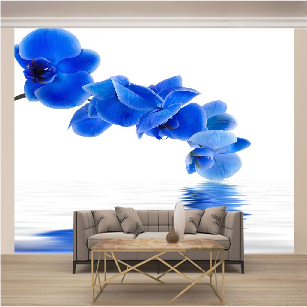 Papier peint panoramique 3d orchidées 274x254cm xxl
