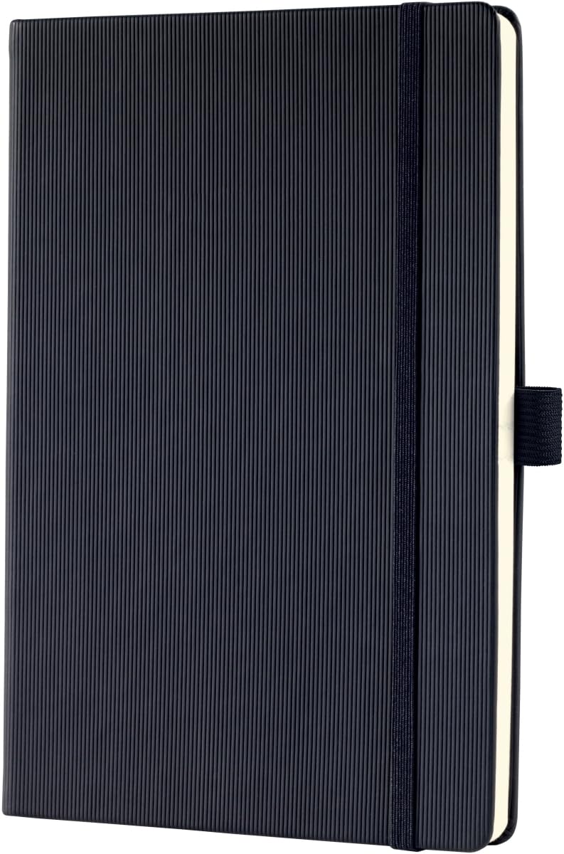 Wochenplaner Conceptum undatiert (EN) ca. A5 Hardcover 1 Woche/2 Seiten black Packung mit 3 Stück