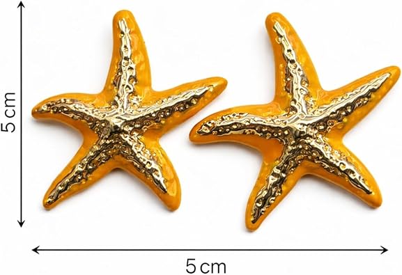 Luxury Çelik Sirena Küpe, Altın, Kadın