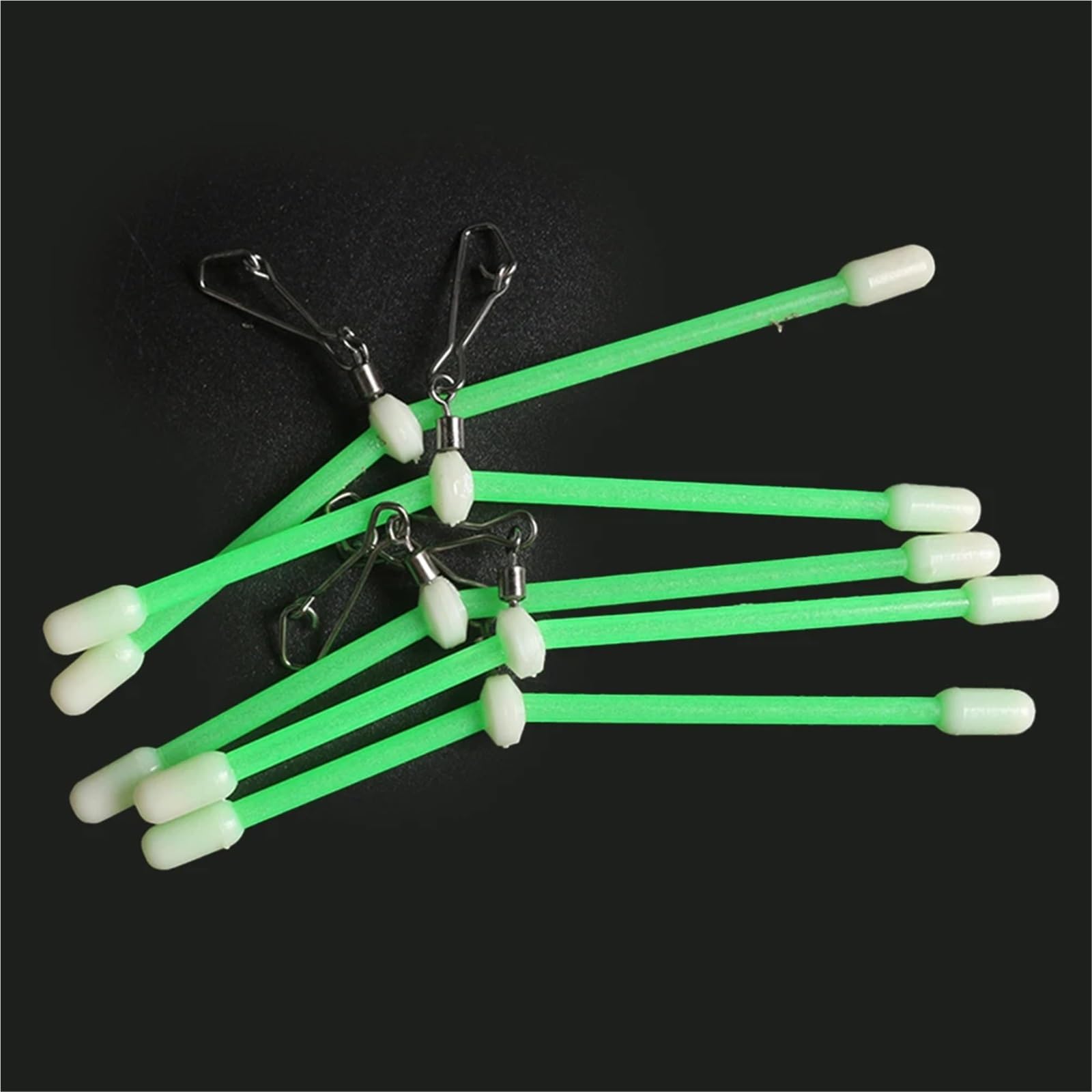 50 Conectores de Equilibrio for Pesca, 7/10/12/15/20/25 cm, Tubo PVC Luminoso, Aparejos, alimentador antienredos, Accesorios for Peces para la Pesca
