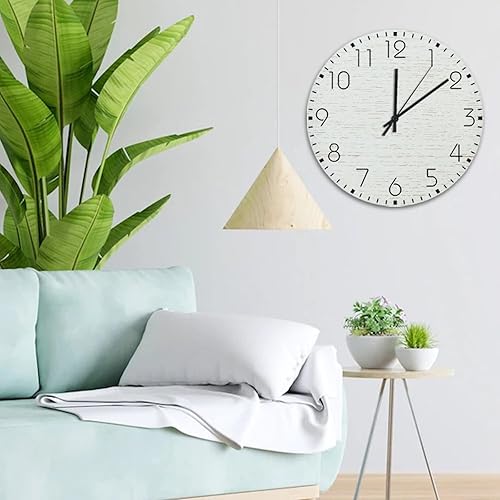 Miniatura 4 de Relojes de pared de madera de 15 pulgadas, diseño shabby chic, decoración de pared de madera para habitación de los niños, relojes de pared Shiplap