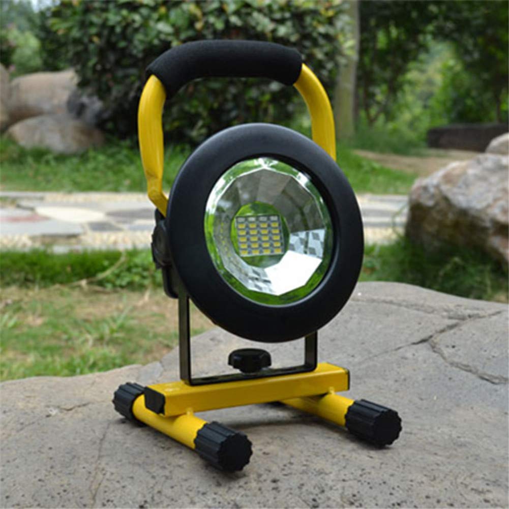 Portable Emergenza Ricaricabile LED della Luce di inondazione 30W 24LED Impermeabile IP65 Spotlight Lampada di Campeggio proiettore Esterno,2Pack