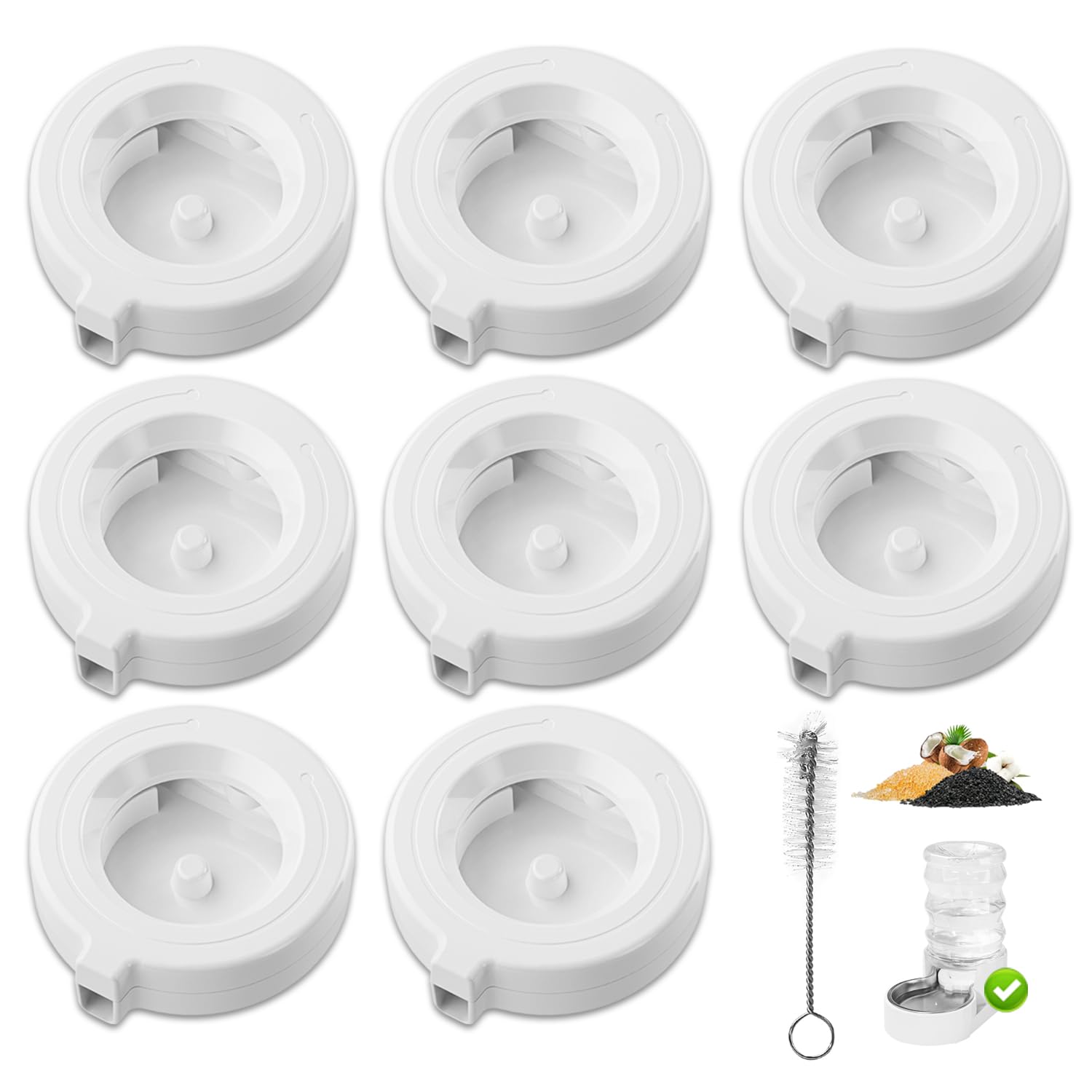 Pet Water Dispenser Replacement Filter, Filters for 3L/3.6L/4.6L/6L/8L Gravity Automatic…