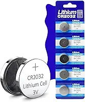 Pilha Bateria Moeda CR2032 3V para Relógio de Pulso, Controle Remoto, Calculadora e Eletrônicos – Kit com 5 Unidades