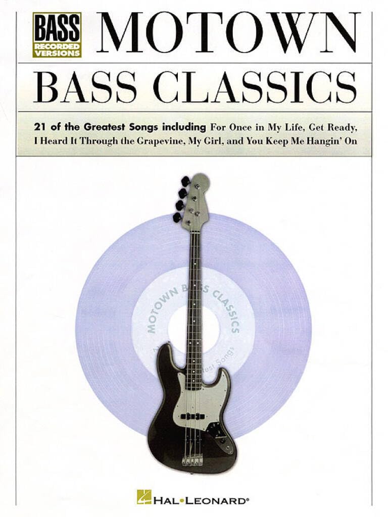 Motown Bass Classics Book [Softcover] Bass Guitar Hal Leonard
