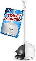 FORASTO Desentupidor de vaso sanitário com suporte, êmbolo para banheiro com suporte, desentupidor de vaso sanitário, desentupidor de banheiro, decoração de banheiro, acessórios de banheiro