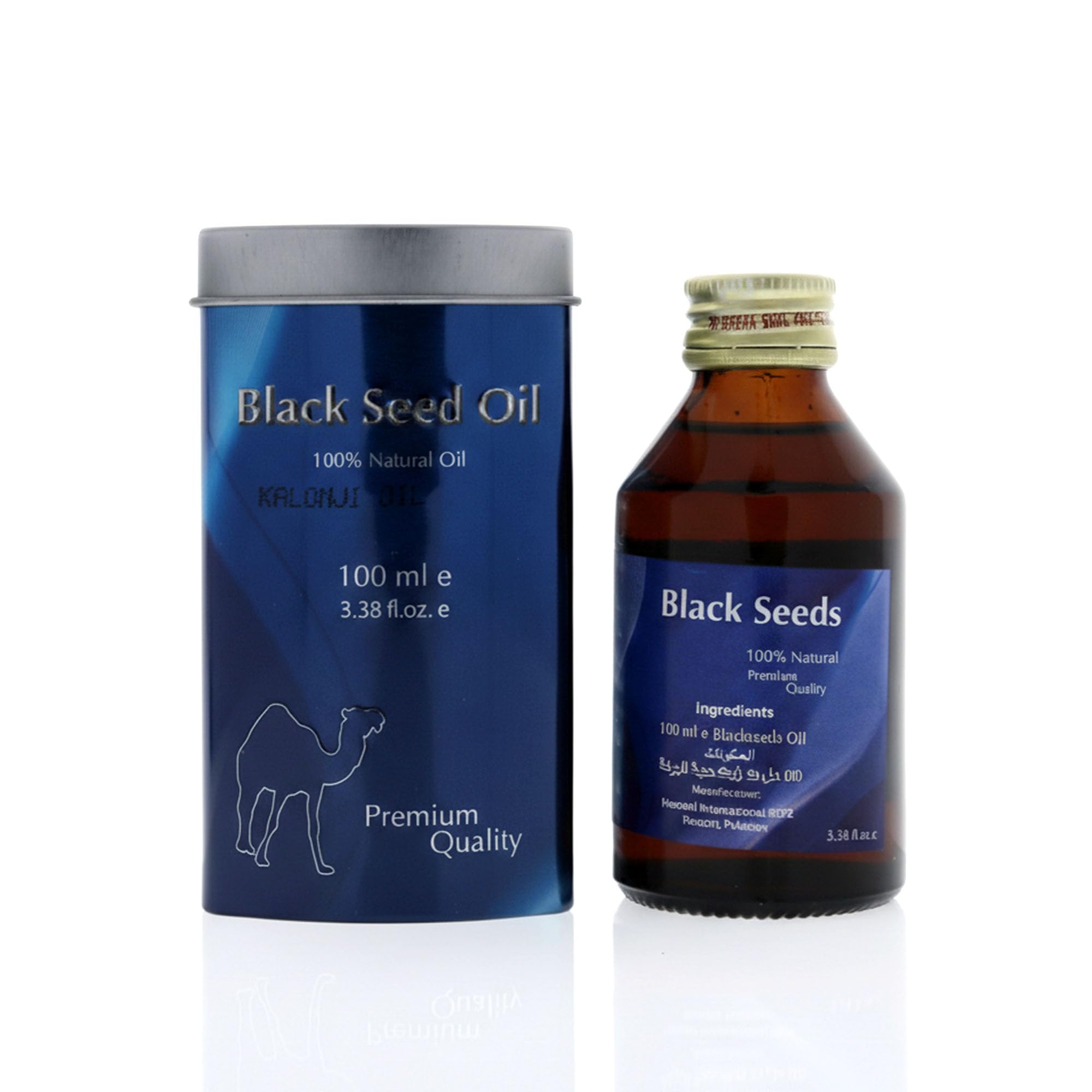 Hemani Óleo de Cominho-Preto Prensado a Frio Nigella sativa 100 mL
