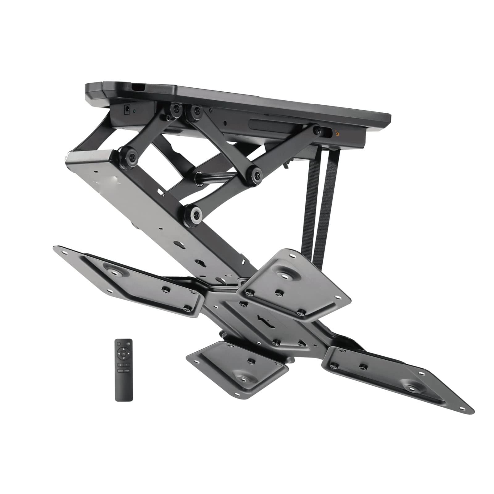 Support TV motorisé de plafond pour transformer votre chambre en salle de cinéma