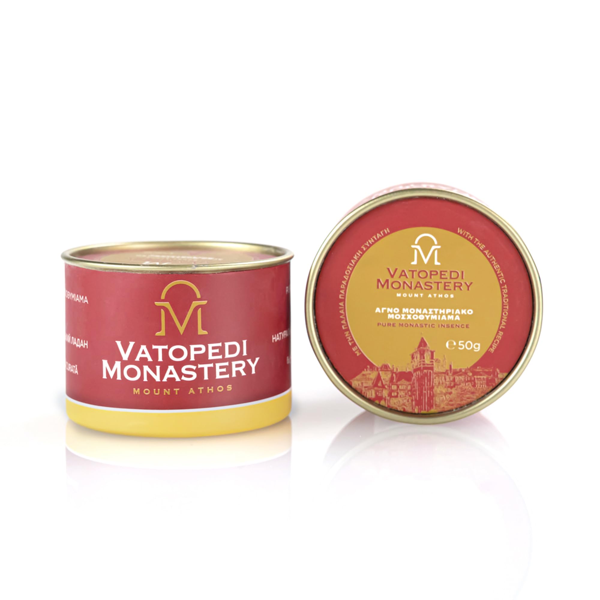 Pure Monastic Incense from Mount Athos with The Authentic Traditional Recipe and Myrrh Scent 50gr