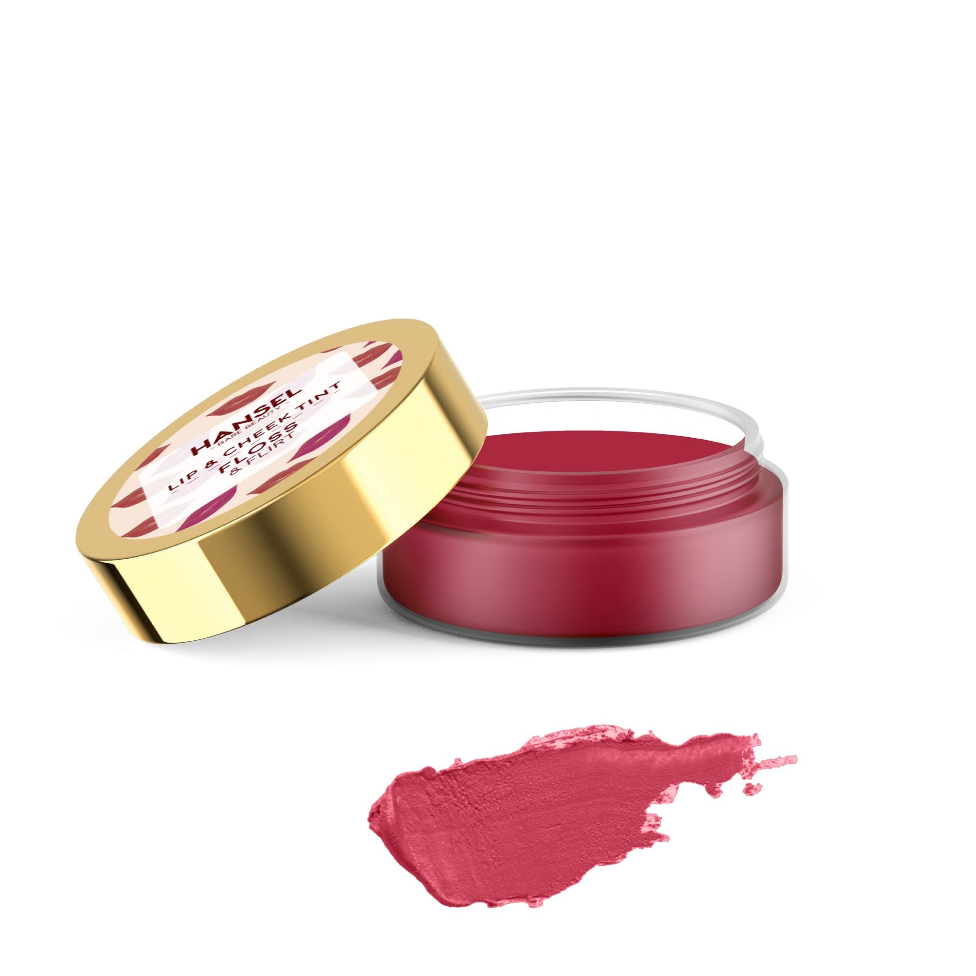 Hansel Floss & Flirt Lip & Cheek Tint | An All-Day, Long-Lasting Tint | Creamy Smooth & Healthy Dose Of Moisture | Blend colors for a natural look | A non-sticky feel | 5gm