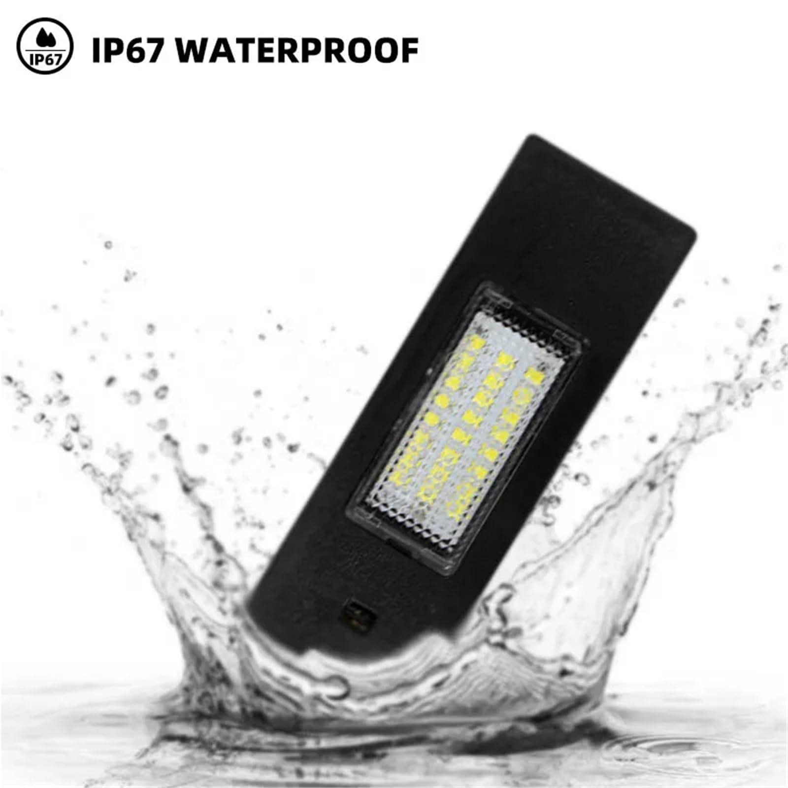 LED Placa de Matrícula Etiqueta 2 piezas Uso apto para BMW Serie 1 E81/E87 3 puertas/5 puertas hatchback 2004-2011 Lámpara de luz matrícula