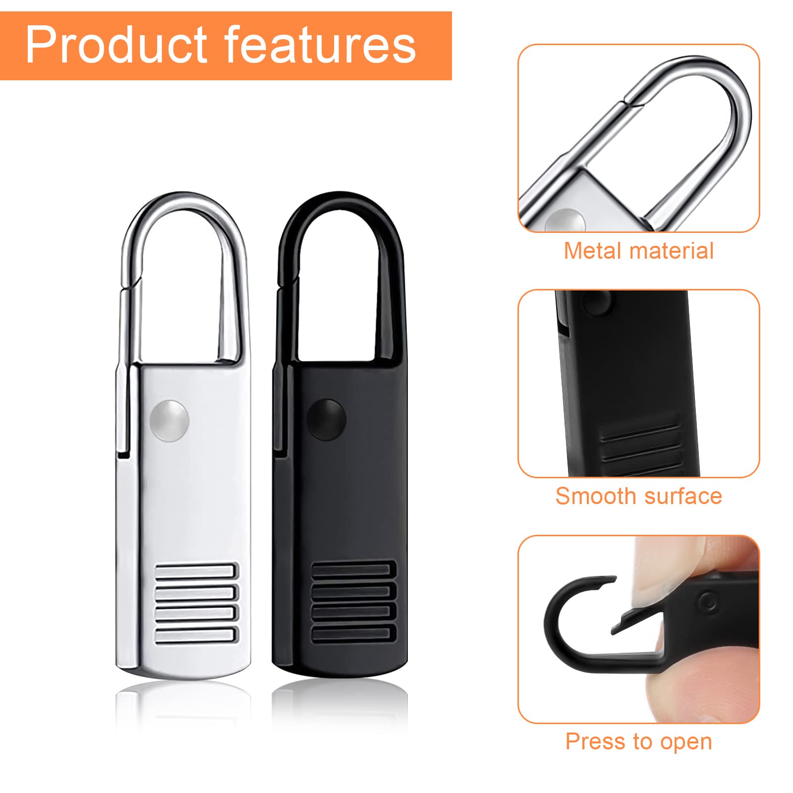 Kit Riparazione Cerniere 121 Pezzi - Con Pinze, Per Giacche, Borse E Tende | Ricambi Per Cerniere #3, #5, #8 - Foto 11