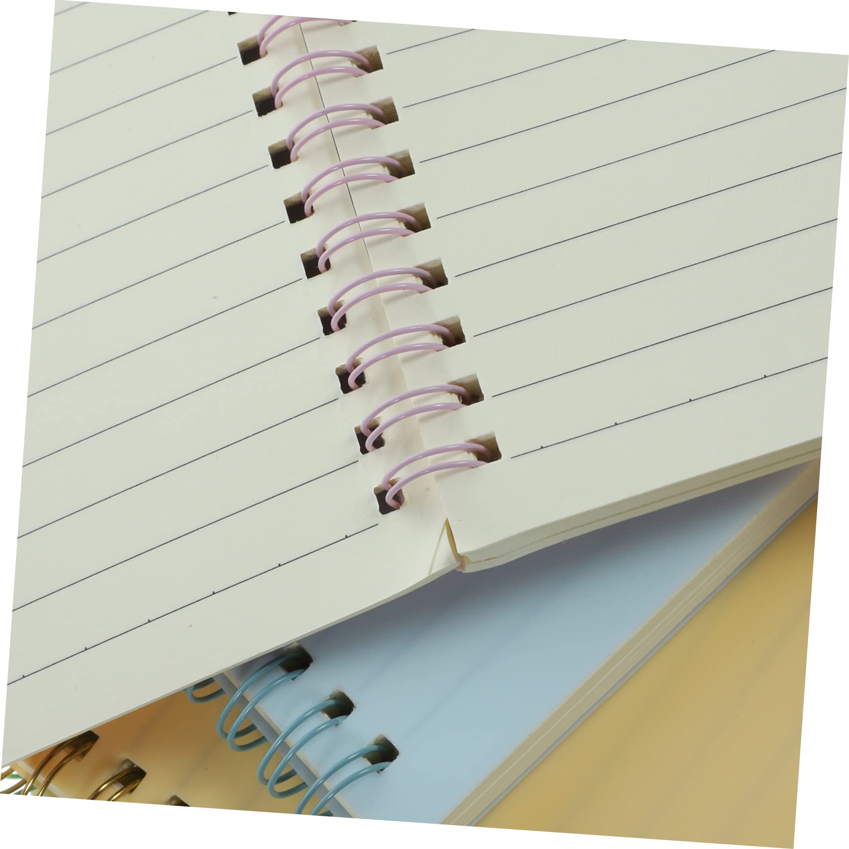 NUOBESTY 4 Piezas Libro de Bobinas Retro Cuaderno Espiral Libreta Bonita de Material Cuaderno Espiral Útiles Escolares para Tomar Notas Trabajo