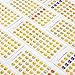 12 Blatt/Set Smiley-Aufkleber Beliebte Studenten-Schreibwarenaufkleber Kinderaufkleber Lustige Smiley-Aufkleber