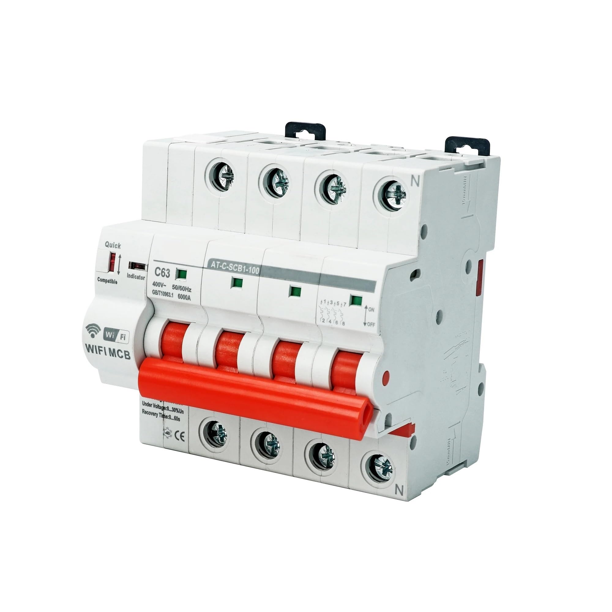 Disjoncteur WiFi Smart Life 25A commutateur intelligent automatique à minuterie