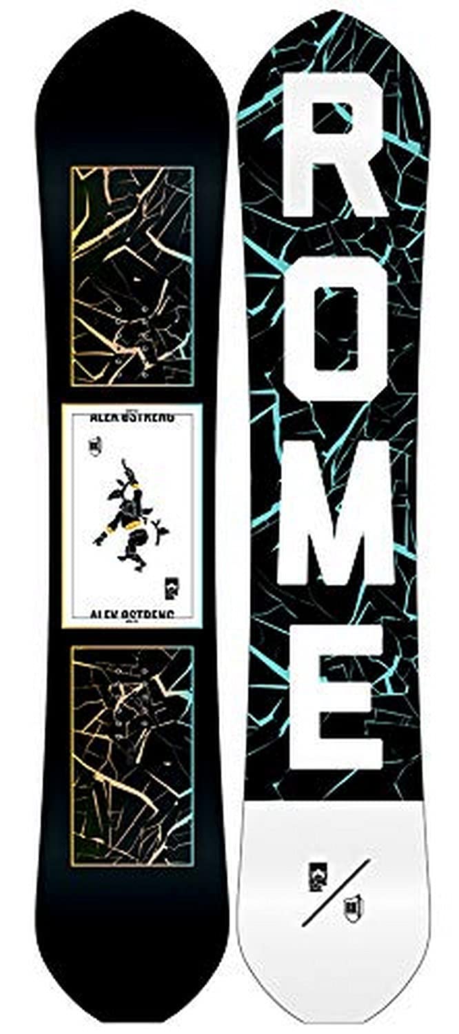 Rome Snowboards Rk1 Alek Agent Snowboard, Black, 155