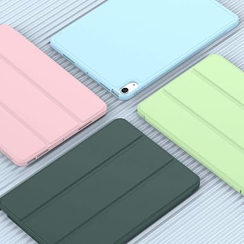 iMieet iPad Air 11 İnç Kılıf 2024 (6. Nesil), iPad Air 5. Nesil Kılıf 2022/4. Nesil Kılıf 2020 10,9 İnç Kalem Tutuculu, Üç Katlı Stand Akıllı Kılıf (Gece Yeşili)