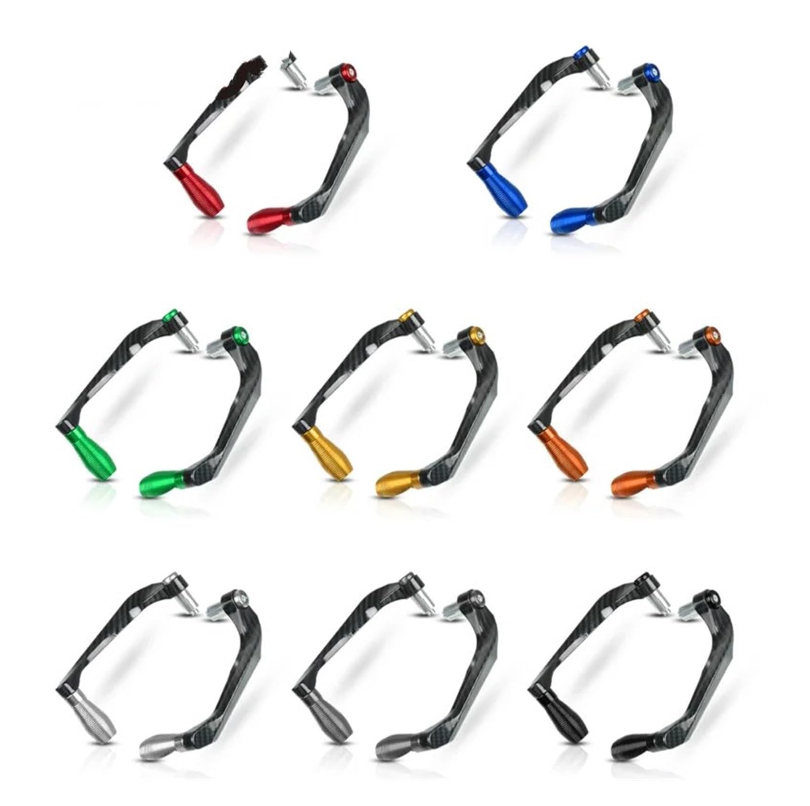 Kupplung Bremshebel Für Benelli Für Leoncino 500 Für TRK502X Für TNT125 300 502C BN 302 125 Motorrad Lenker Griffe Schutz Bremse Kupplung Hebel Schutz Protector Bremshebel Hebel (Farbe : H)
