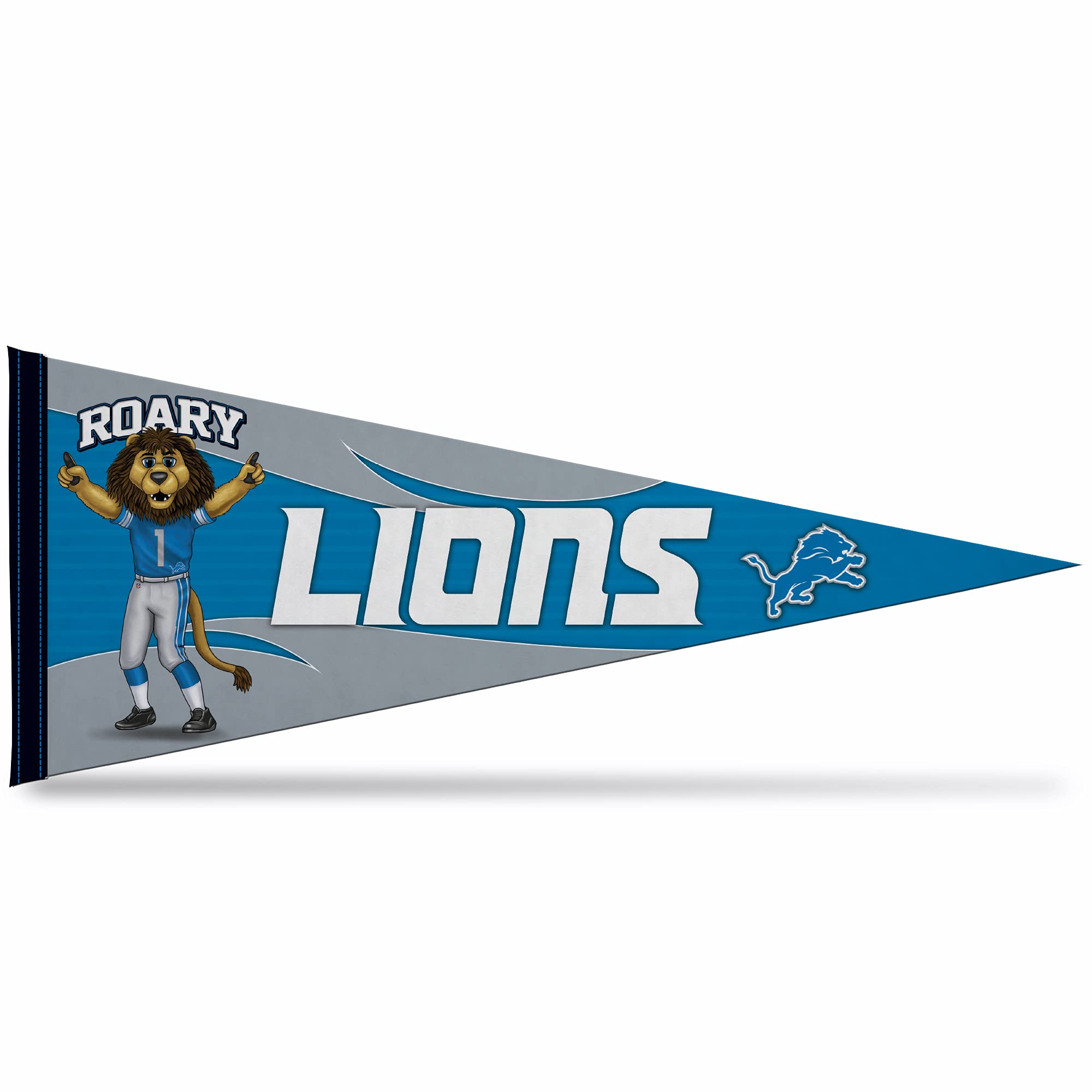 Rico Industries NFL Football Mascot" 12" x 30" Felt Wall Décor Pennant - Great for Home/Bed Room/Man Cave Décor