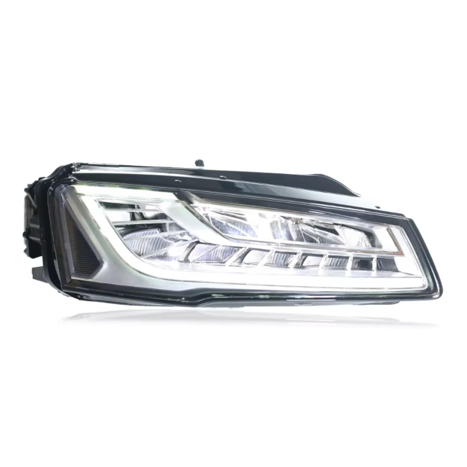Faro Delantero Compatible Con A8 2011 2012 2013 Faro Delantero Luz Flujo Agua Intermitente DRL Accesorios Modificación Componentes Automóvil