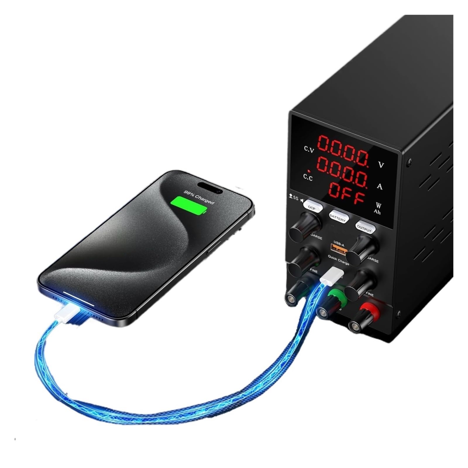 Alimentation 30V 10A contre inversion polarité chargeur de batterie