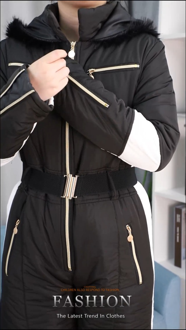 Tuta Da Neve Donna Monopezzo - Impermeabile, Antivento, Con Cappuccio Per Sci E Snowboard - Foto 2