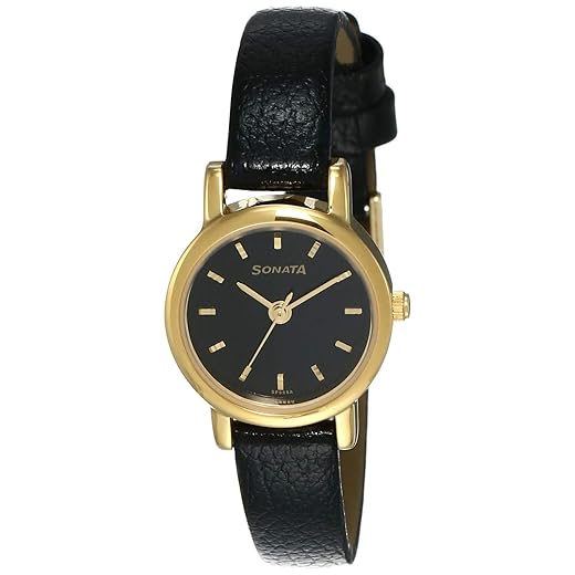 Sonata Analog Black Dial Women's Watch