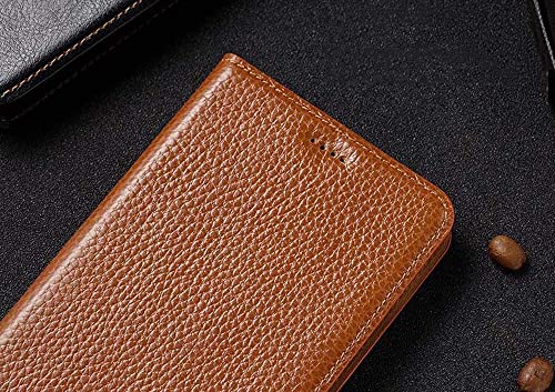 Étui en cuir iPhone SE 2 coque à clapet élégante et robuste couleur café