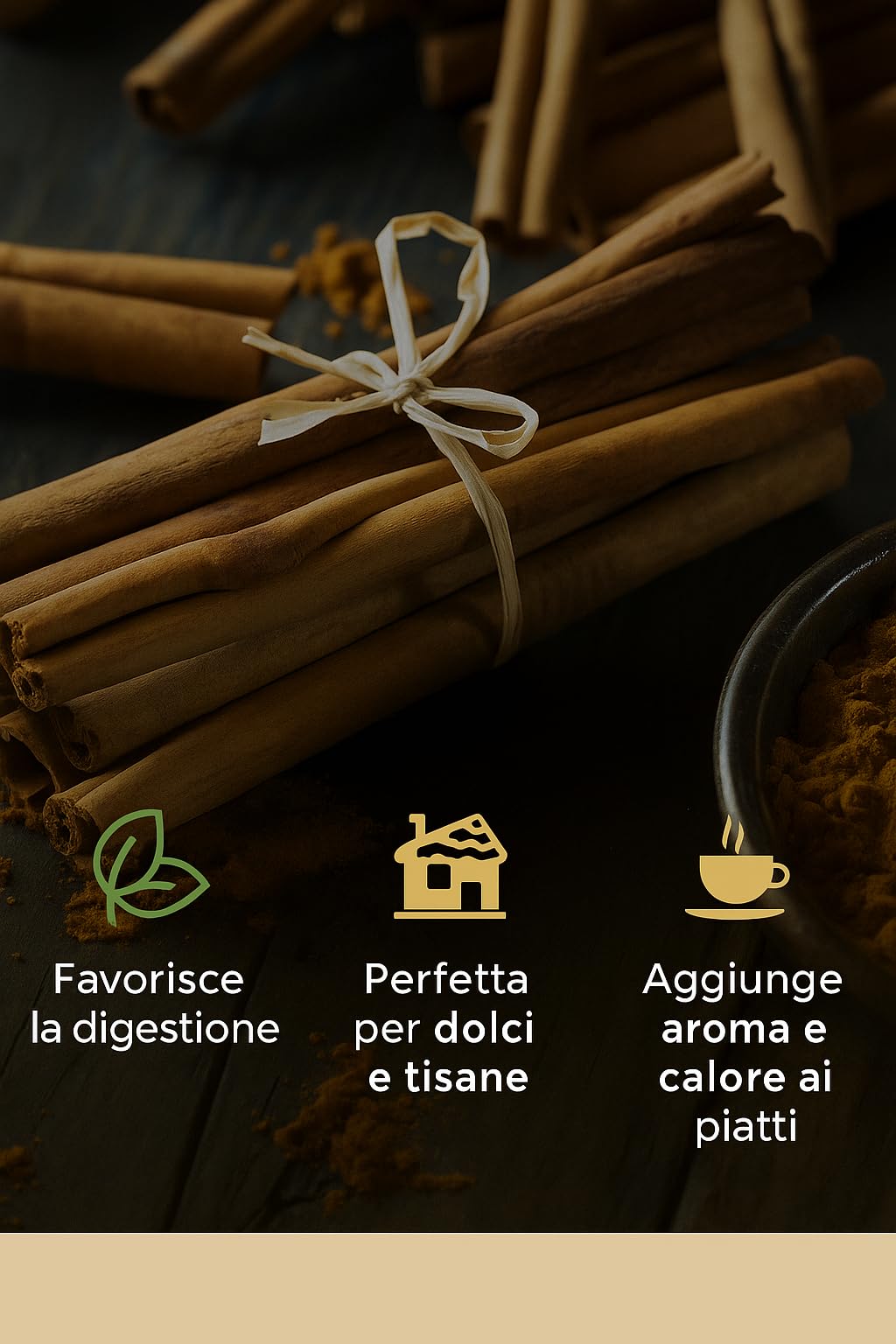 Cannella ceylon in Stecche 1Kg del Madagascar 100% Naturale - Aroma Intenso, Pura e Non Trattata - Ideale per Dolci, Tisane, Liquori, e Cucina Gourmet - Fruttèo