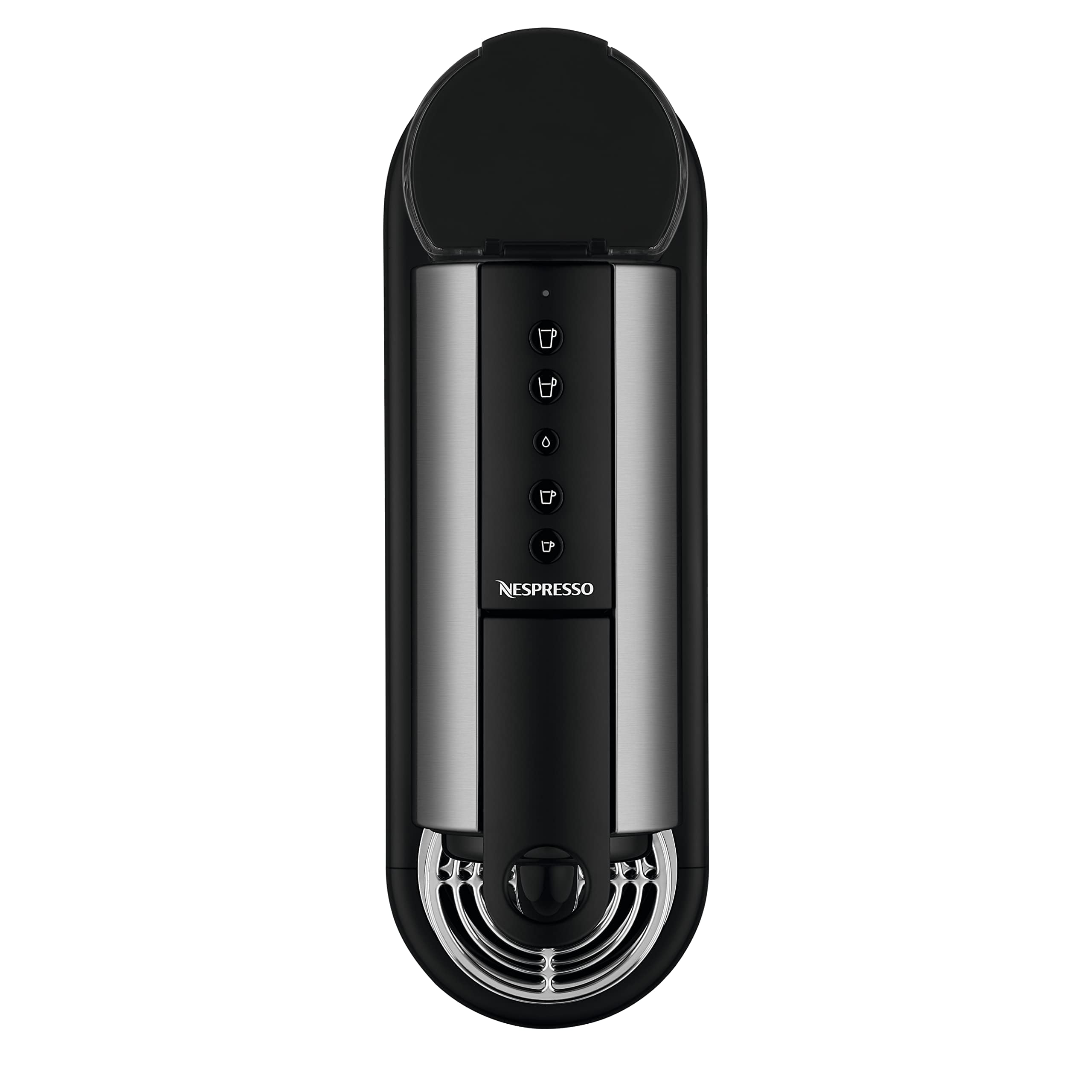 Nespresso De'Longhi CitiZ Platinum EN220.T, Cafetera de Cápsulas, Cafetera de Cápsulas Monodosis, 4 Tamaños de Taza, 19 Bares de Presión, 1260W, Titan