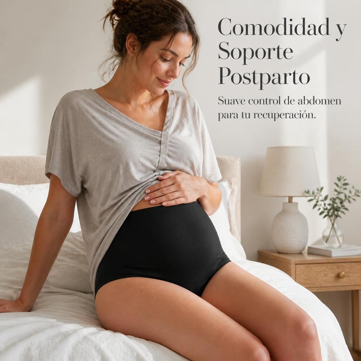 Mutandine Postpartum Contenitive Vita | poliammide - senza cuciture - controllo pancia - sollevamento glutei - poliuretano elastico - per donna - per
