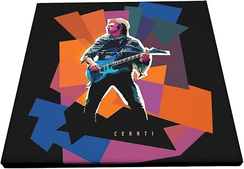 Miniatura 4 de OBLUE Gustavo Singer Cerati - Póster artístico de pintura en lienzo para decoración de pared para baño, dormitorio, hogar, oficina, sin marco, 12 x