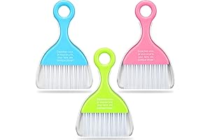 CHENGU 3-Piece Tiny Dustpan and Brush Set