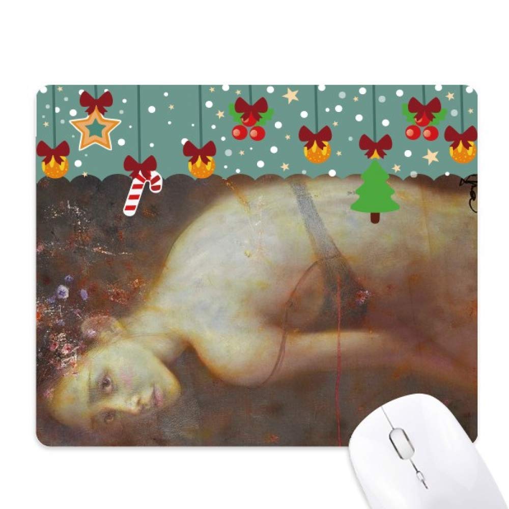 Alfombrilla de ratón Glance Back XJJ de pintura al óleo para proteger tu muñeca 5