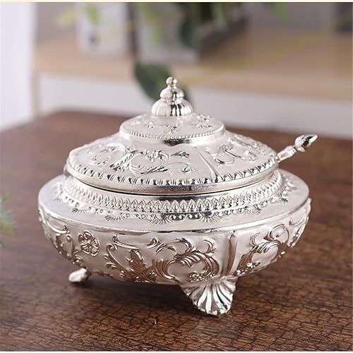 GENIGW - Organizador de condimentos para especias, caja de condimentos, juego de tarros de especias de aleación, contenedores de almacenamiento de