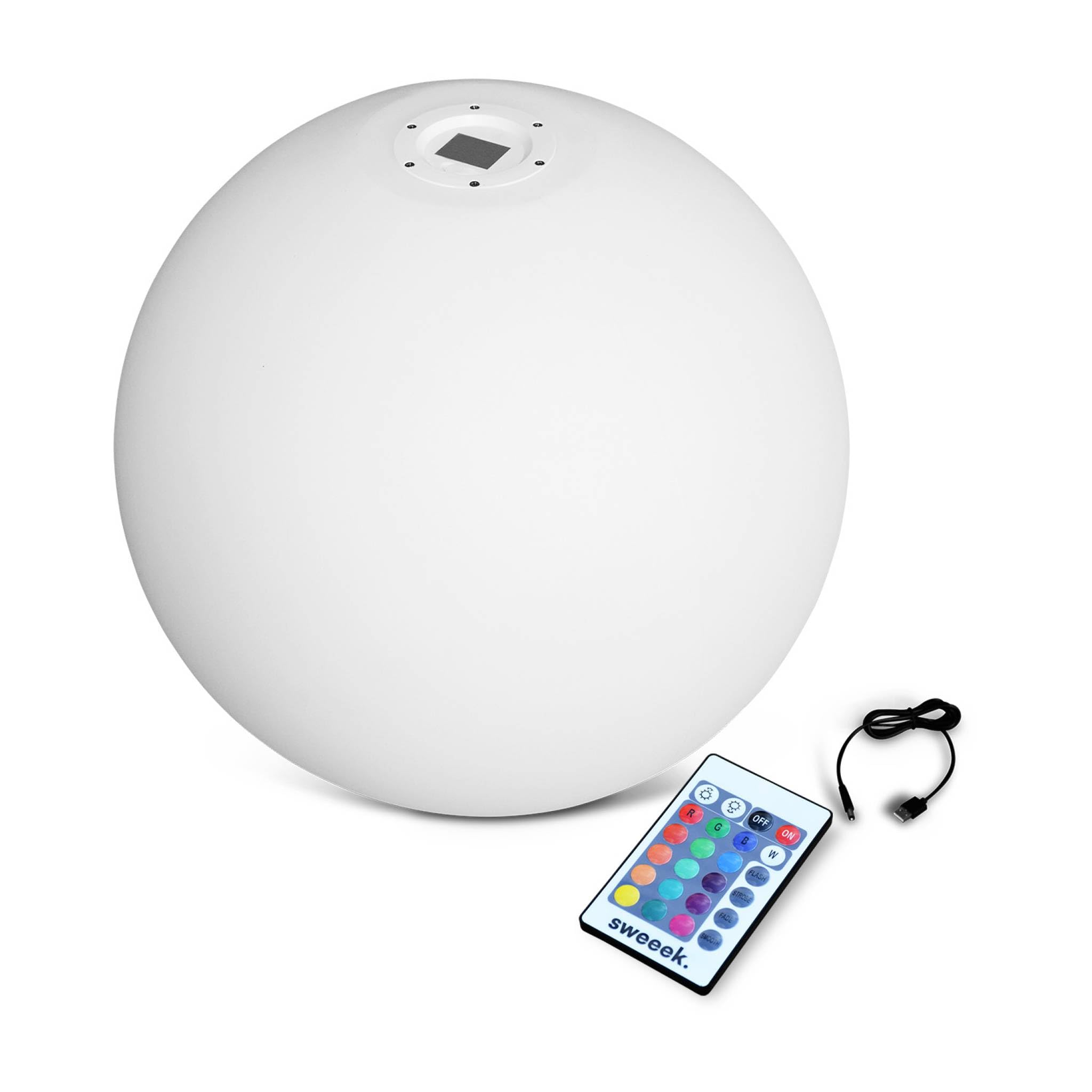 Alice's Garden - Boule LED 40cm - Sphère décorative lumineuse. 16 couleurs. Ø 40cm