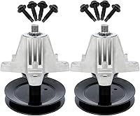 Vista 92 de SCITOO Reemplazo del conjunto del husillo de la cortadora para Great Dane Super Surfer 36 48 52 Husillo de cubierta D18030, 200041, 200262