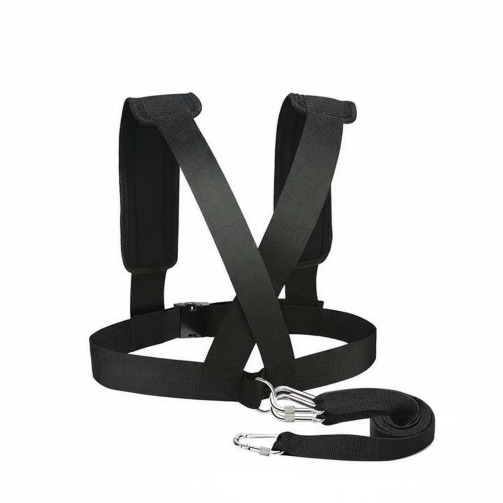 Speed Training Sled Harness Padded Shoulder Straps Resistance Training Harness Adjustable Fit Fitness Equipment for Runners, Athletes, Outdoor, Gym Upgraded-image-29