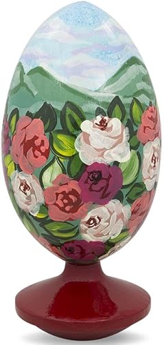 Miniatura 2 de BestPysanky Figura mexicana de madera de Nuestra Señora de Guadalupe de 4.75 pulgadas