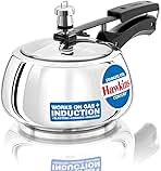 Hawkins 2 Litre Contura Pressure Cooker, Stainless Steel Inner Lid Cooker, Handi Cooker, Induction Cooker, Small Cooker, Silver (SSC20)