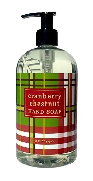 صابون غرينتش باي CRANBERRY CHESTNUT اليدوي مع زبدة الشيا وزيت التوت البري وزيت الكستناء 16 أوقية