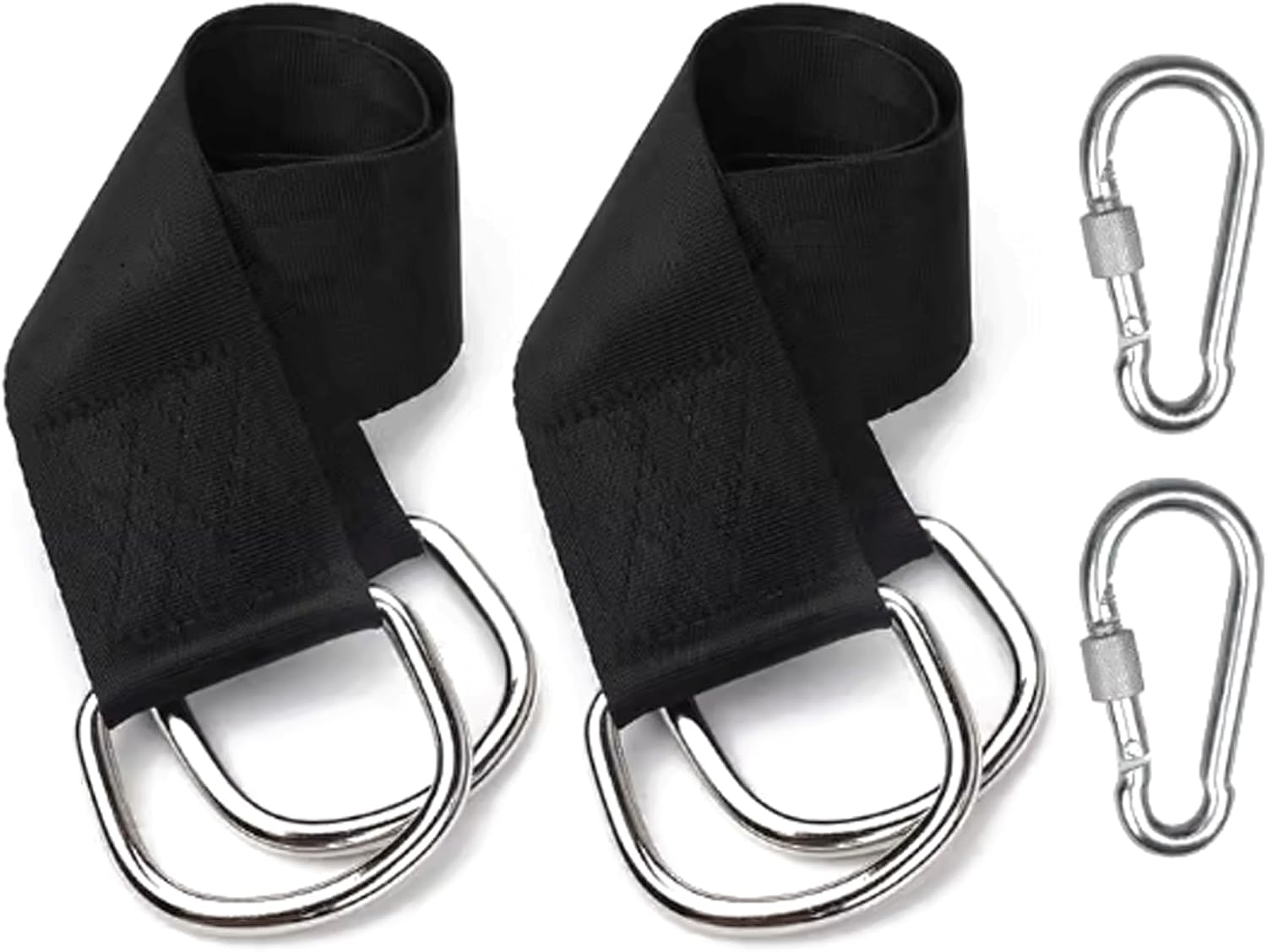 Swing Hook 2 Set Outdoor Portable Connecting Strap with Metal Hook Multipurpose Straps Ultra Wide Hook Extension Strap Hammocks