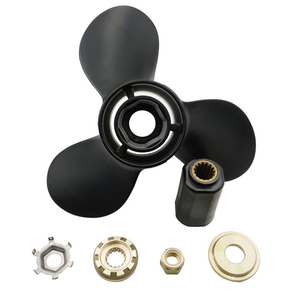 YOUNG MARINE OEM Grade Aluminum Outboard Propeller for Mercury 40-140HP(15 Spline Tooth)