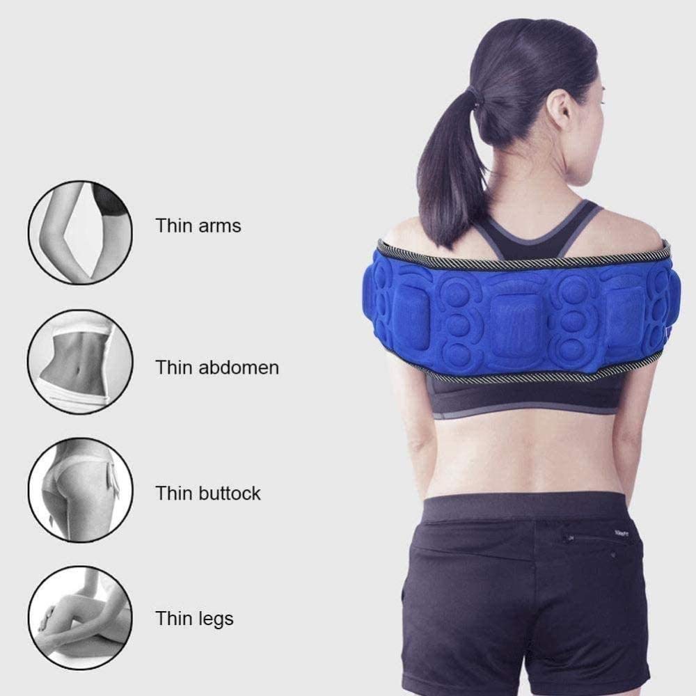 Cinturón Adelgazante Inalámbrico para Cuerpo, Entrenador Vibración Eléctrica para Cintura Cintura Adelgazante para Sauna con Masaje Magnético Y Calefacción