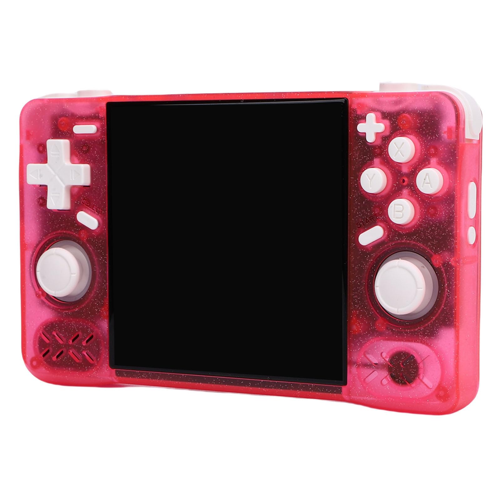 Bewinner Console di Gioco Portatile retrò, Console di Gioco Portatile con Schermo da 4 Pollici e 1,5 GHz, Ricaricabile da 64 GB per Viaggi Domestici, Supporta N64 MAME GBC, Argento Rosa (#9)