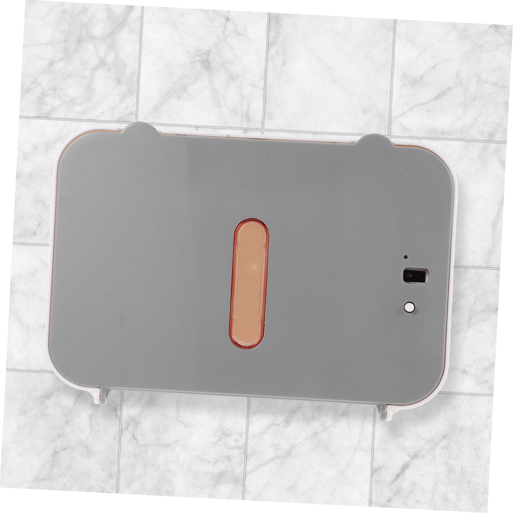 SEWACC Dispensador de Toallas Activado por Sensor sin Contacto para Baño y Cocina Montaje sin Taladro Gran Capacidad de Papel Papelera Eléctrica Automática Gris Ilimitado