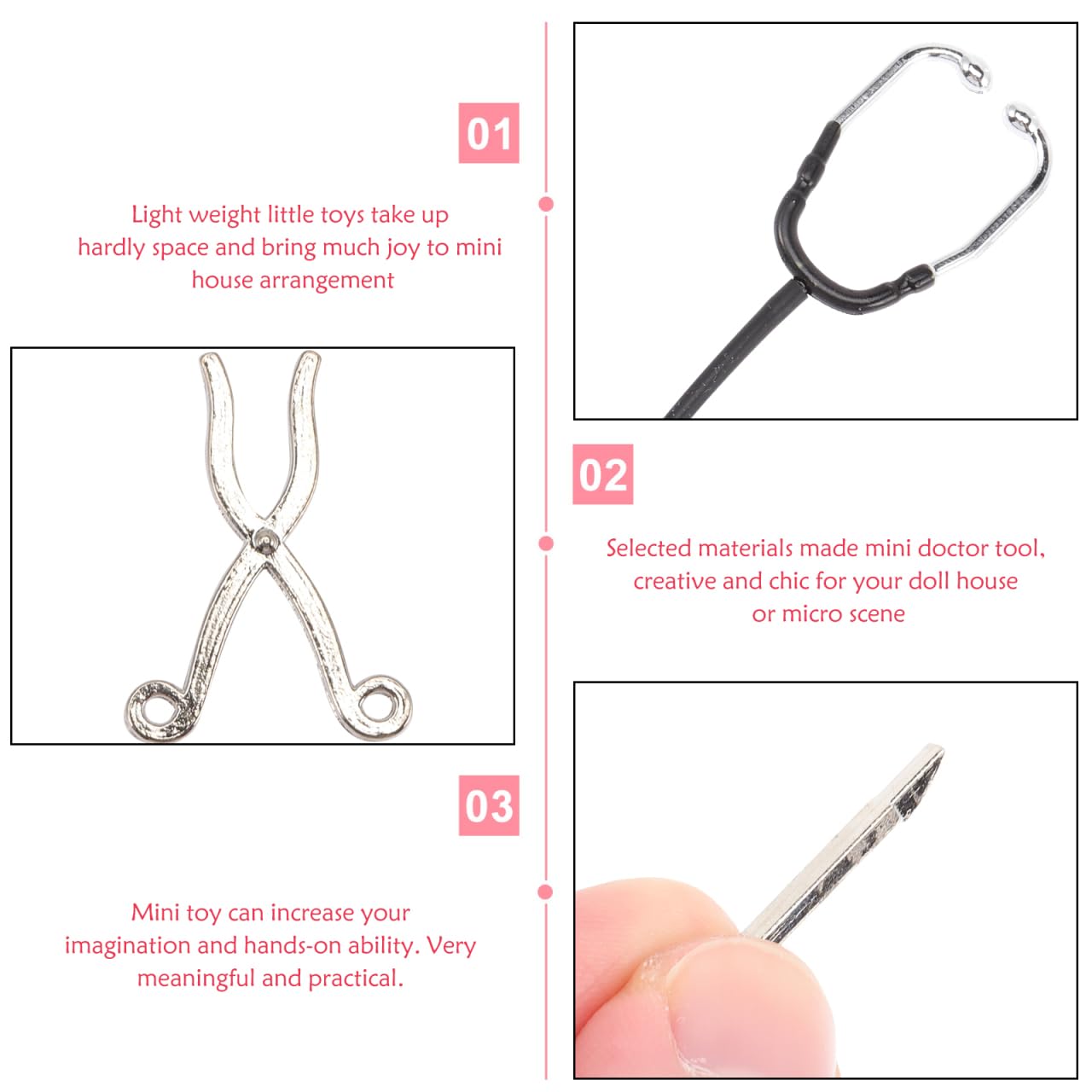 Toyvian 1set Accessori Per Bambole Con Valigia Miniaturizzata e