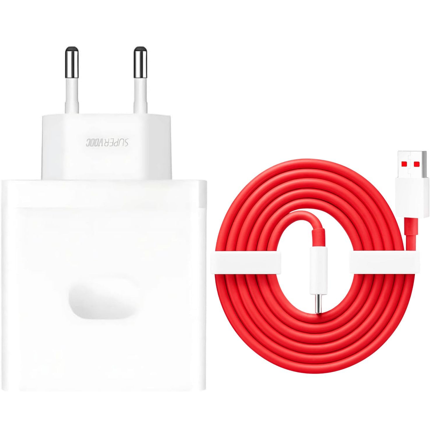 100W USB Charger for Oneplus SuperVooc Charge, Super Fast Charging Charger Adapter with USB C Charging Cable 1.5 m for Oneplus 13 12R 12 Nord CE 4 Lite Nord 4 3 2T 10Pro Oppo Reno 12Pro 12F 11F OnePlud-100w-charger-01