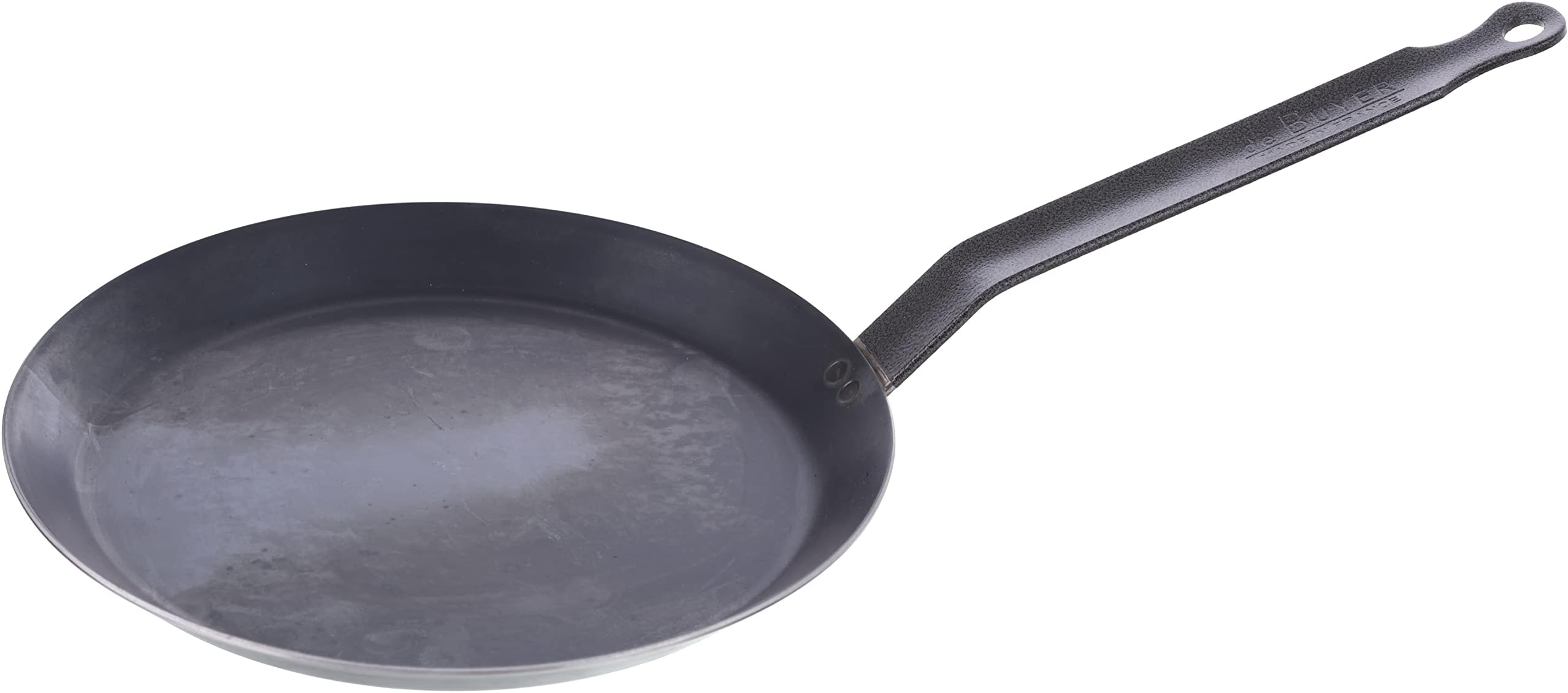 Swissmar de Buyer Black Carbon Steel Crepe Pan, 8.75", Gray
